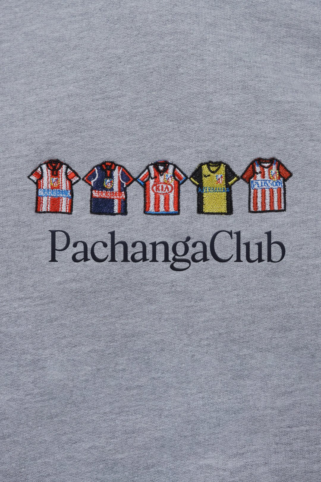 Sudadera Equipaciones Históricas Colchoneros - Gris - Pachanga Club