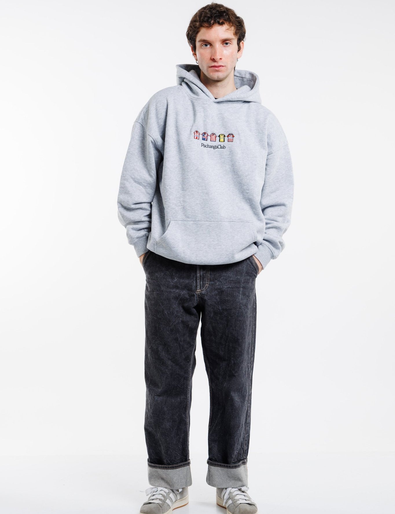 Sudadera Equipaciones Históricas Colchoneros - Gris - Pachanga Club