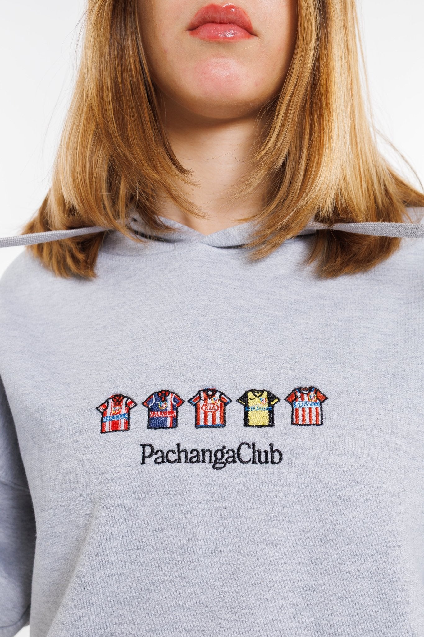 Sudadera Equipaciones Históricas Colchoneros - Gris - Pachanga Club