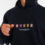 Sudadera Equipaciones Históricas Colchoneros - Negro - Pachanga Club