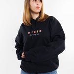 Sudadera Equipaciones Históricas Colchoneros - Negro - Pachanga Club