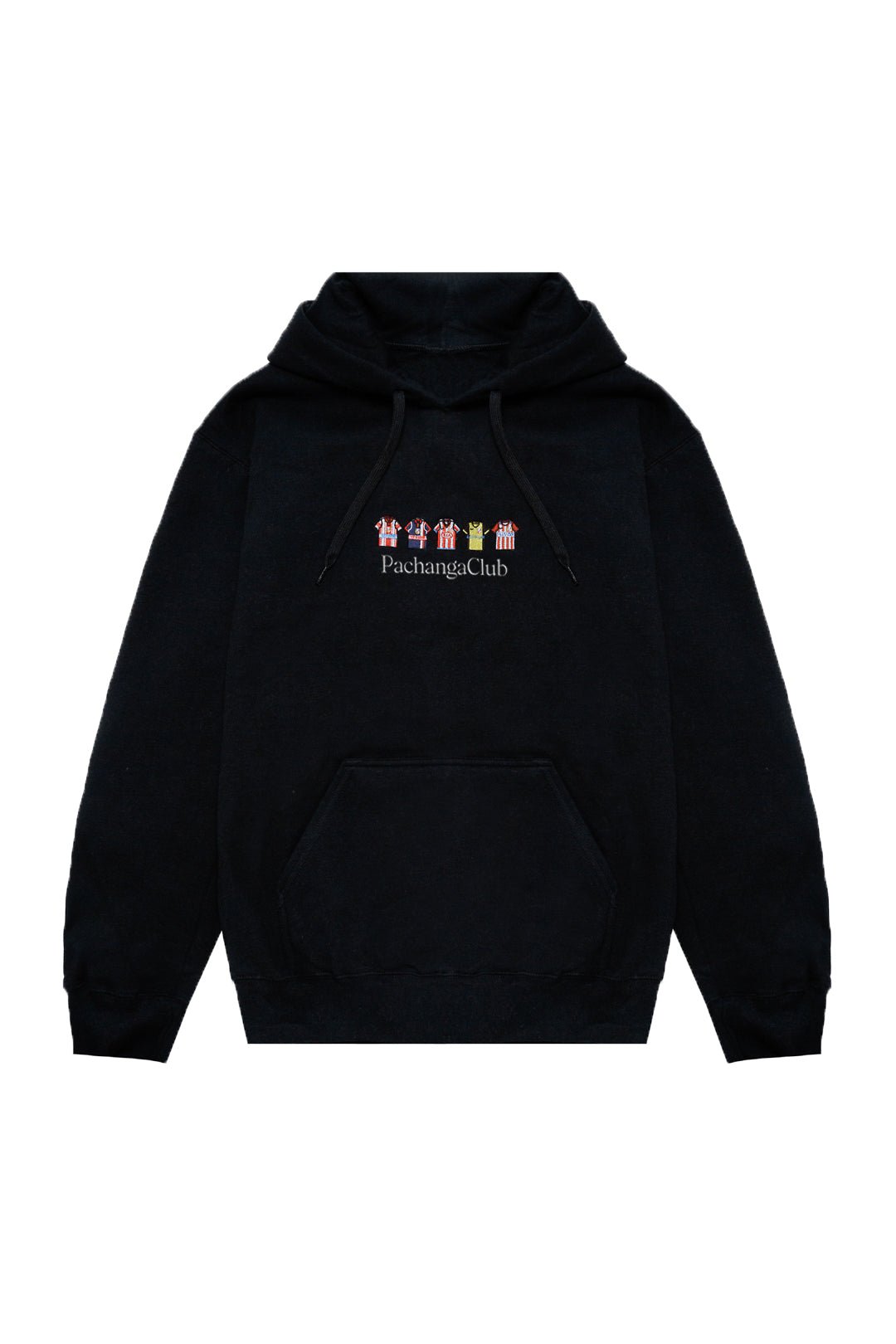 Sudadera Equipaciones Históricas Colchoneros - Negro - Pachanga Club