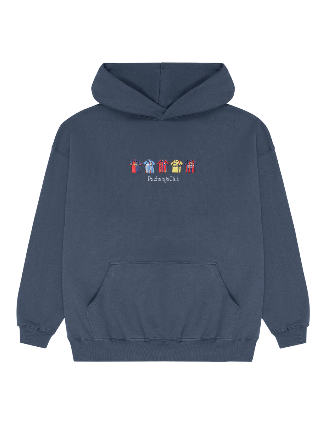 Sudadera Equipaciones Históricas Culés - Azul Marino - Pachanga Club