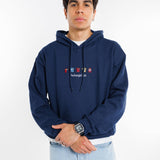Sudadera Equipaciones Históricas Culés - Azul Marino - Pachanga Club
