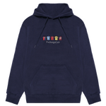 Sudadera Equipaciones Históricas Culés - Azul Marino - Pachanga Club