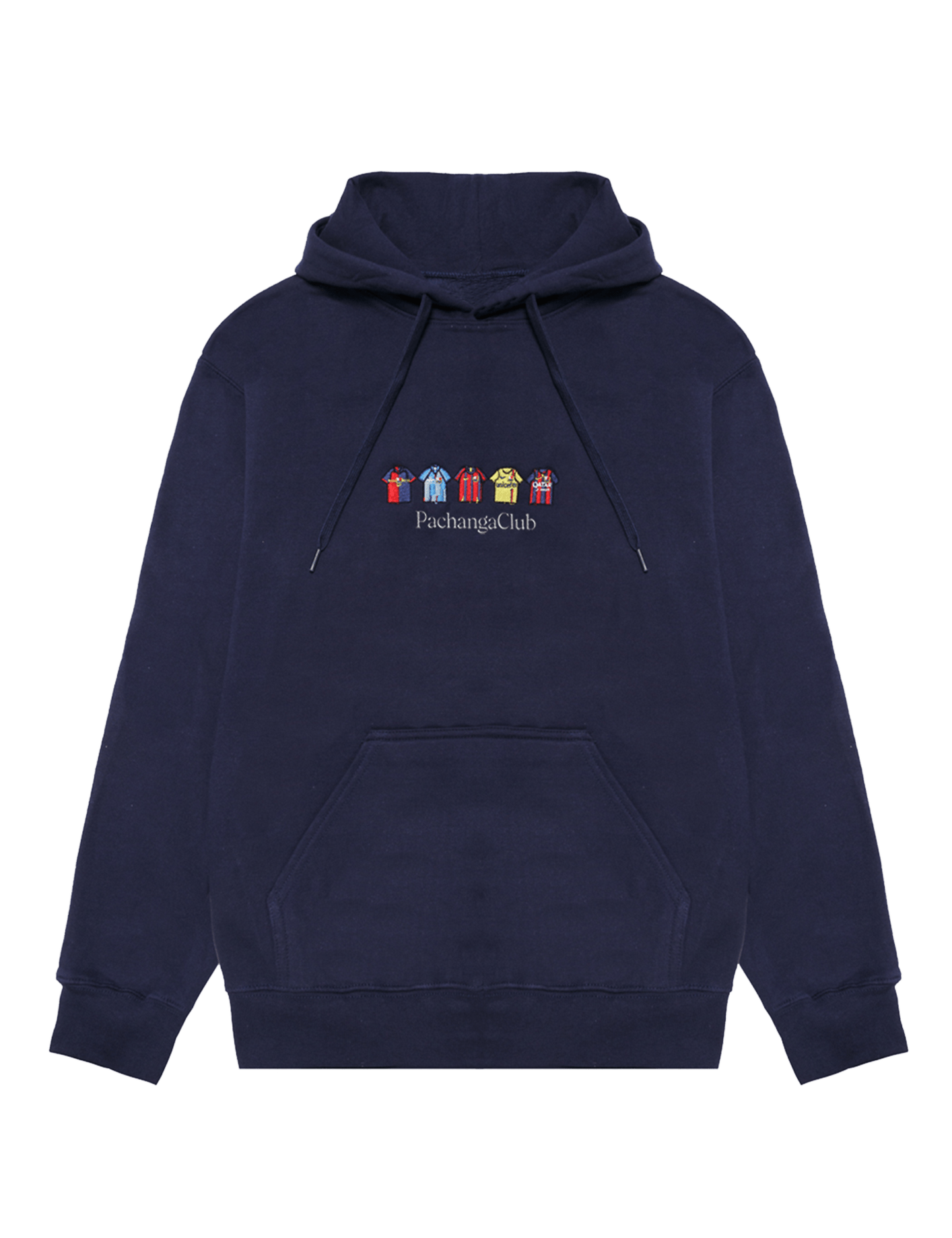 Sudadera Equipaciones Históricas Culés - Azul Marino - Pachanga Club