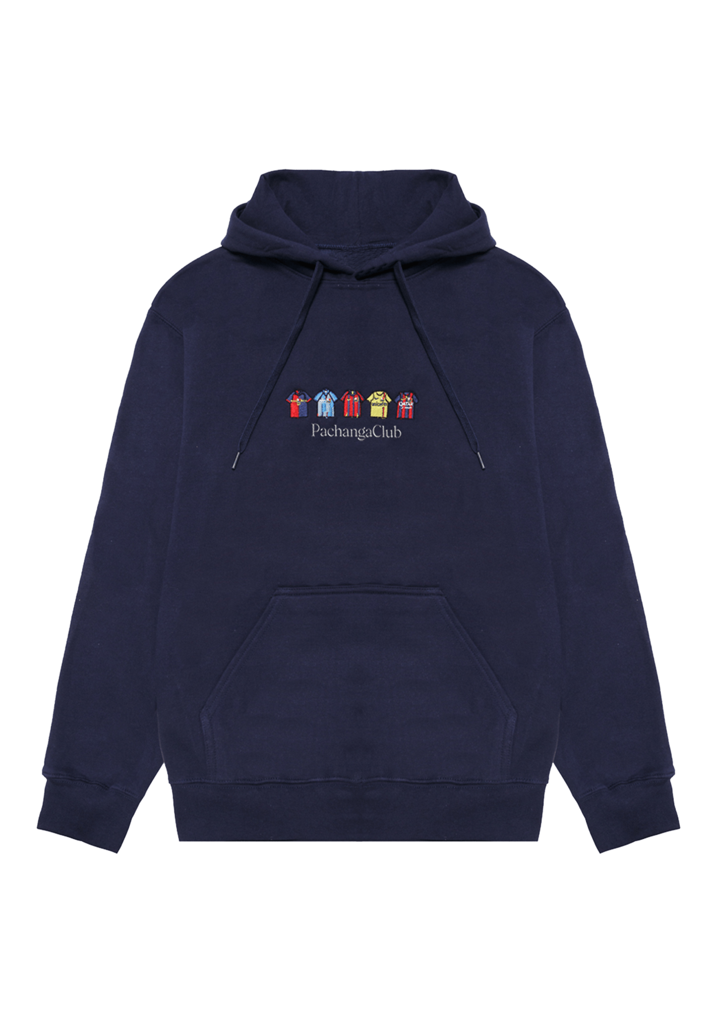 Sudadera Equipaciones Históricas Culés - Azul Marino - Pachanga Club