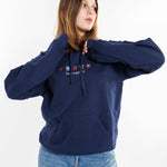 Sudadera Equipaciones Históricas Culés - Azul Marino - Pachanga Club