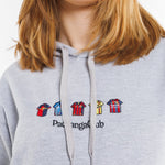Sudadera Equipaciones Históricas Culés - Gris - Pachanga Club