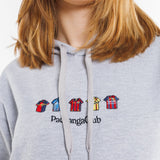 Sudadera Equipaciones Históricas Culés - Gris - Pachanga Club