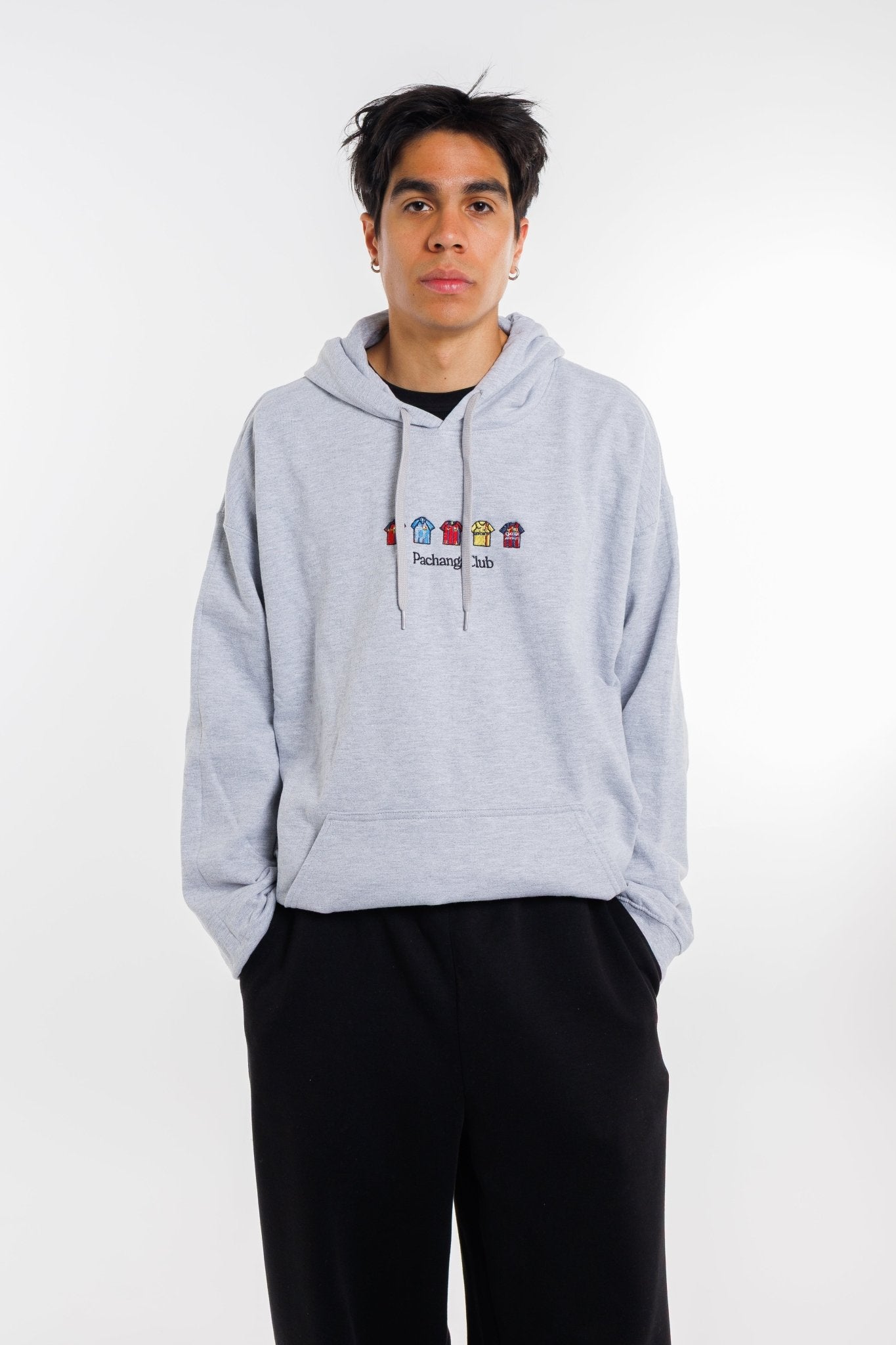 Sudadera Equipaciones Históricas Culés - Gris - Pachanga Club