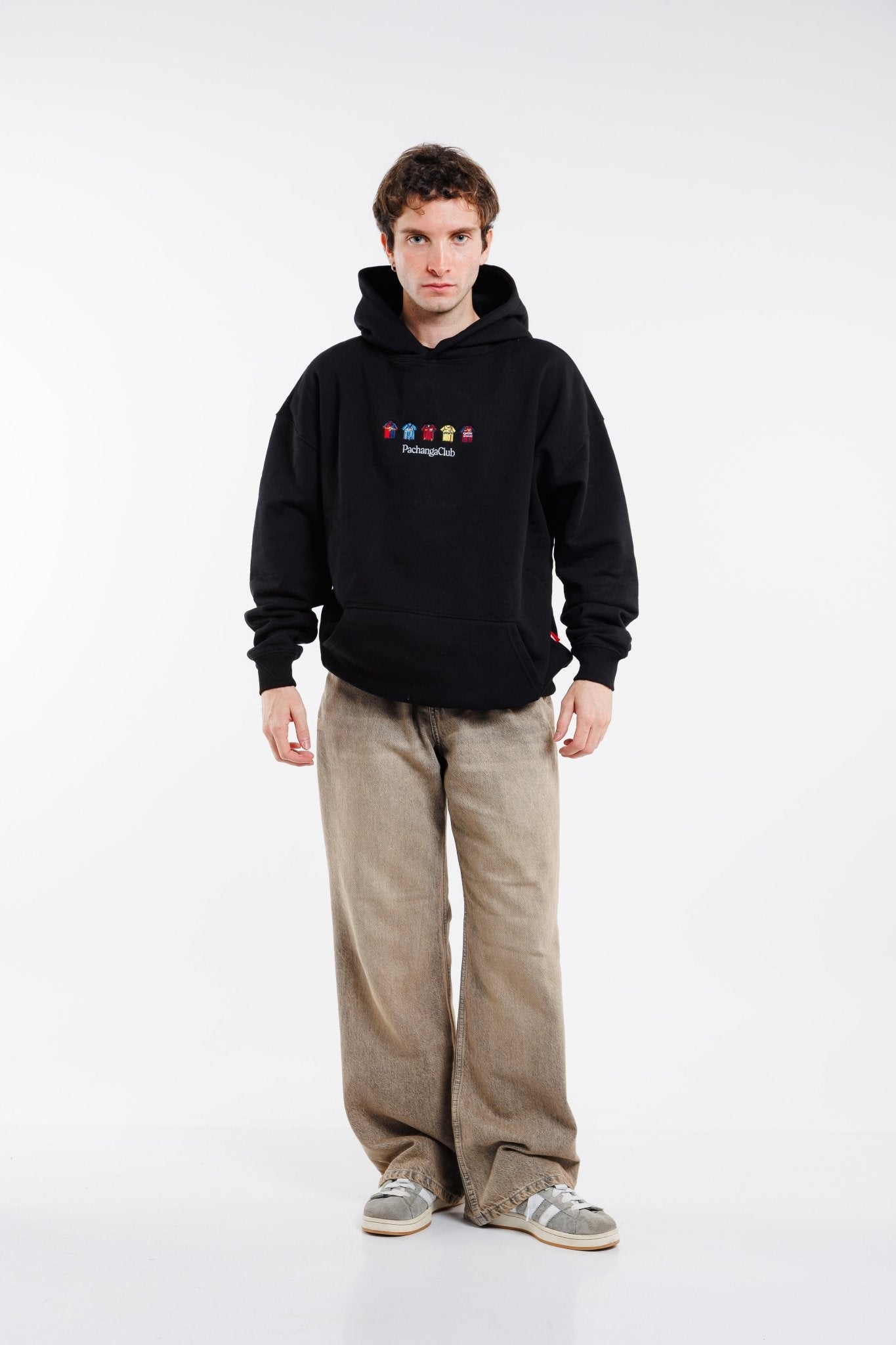 Sudadera Equipaciones Históricas Culés - Negro - Pachanga Club