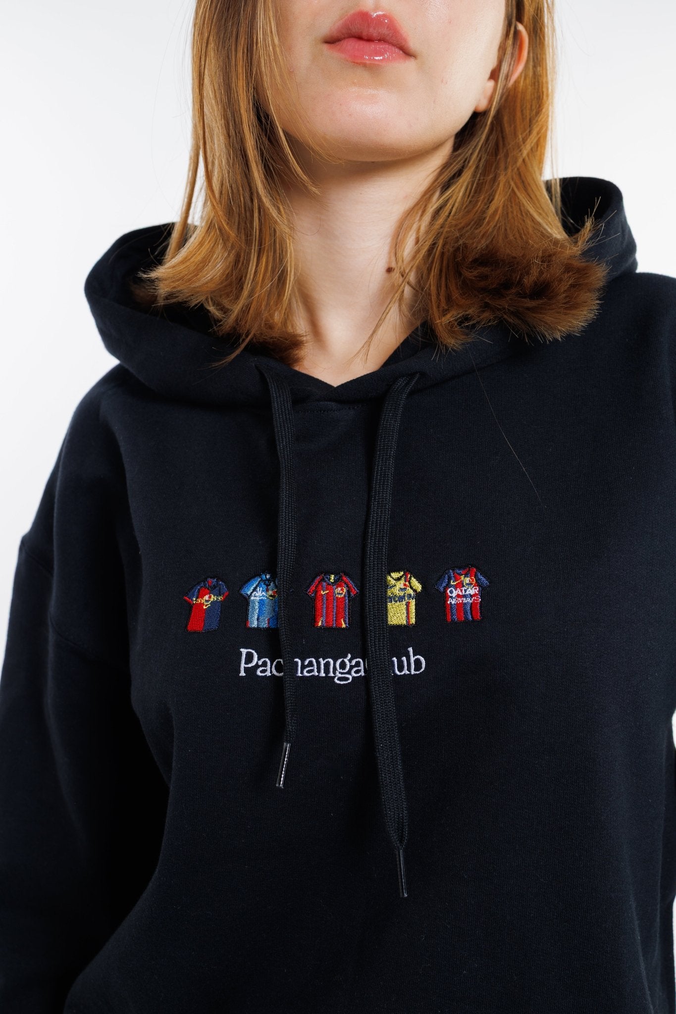 Sudadera Equipaciones Históricas Culés - Negro - Pachanga Club