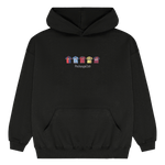 Sudadera Equipaciones Históricas Culés - Negro - Pachanga Club