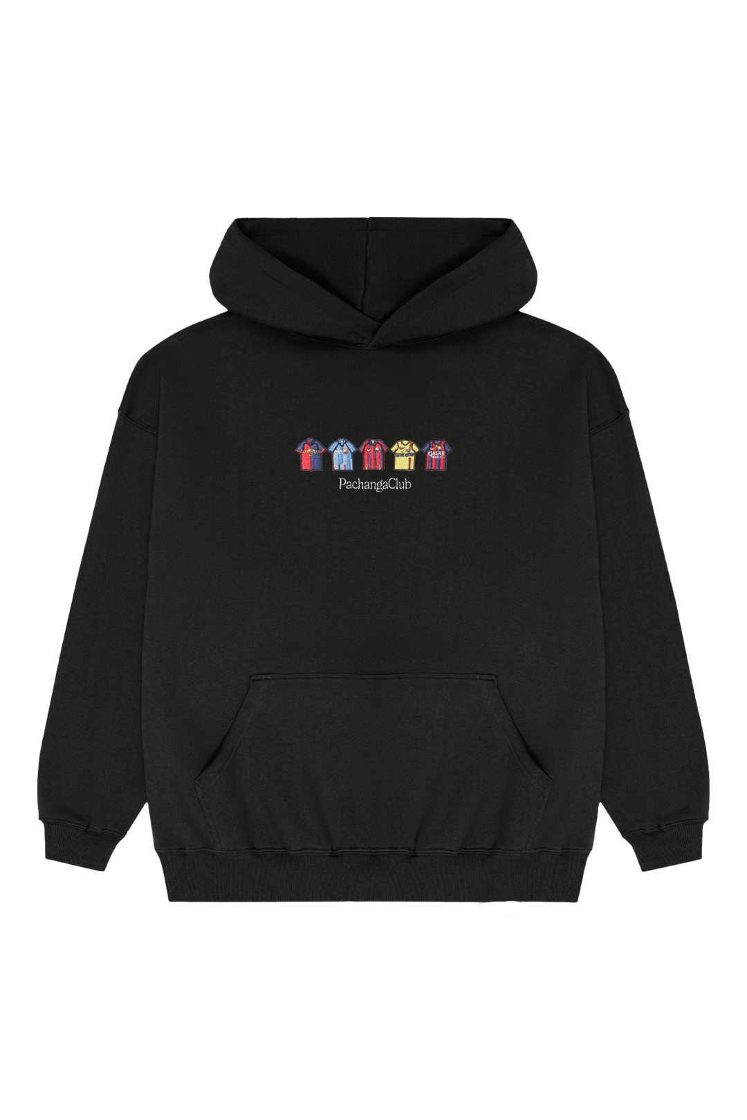 Sudadera Equipaciones Históricas Culés - Negro - Pachanga Club