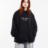 Sudadera Equipaciones Históricas Culés - Negro - Pachanga Club