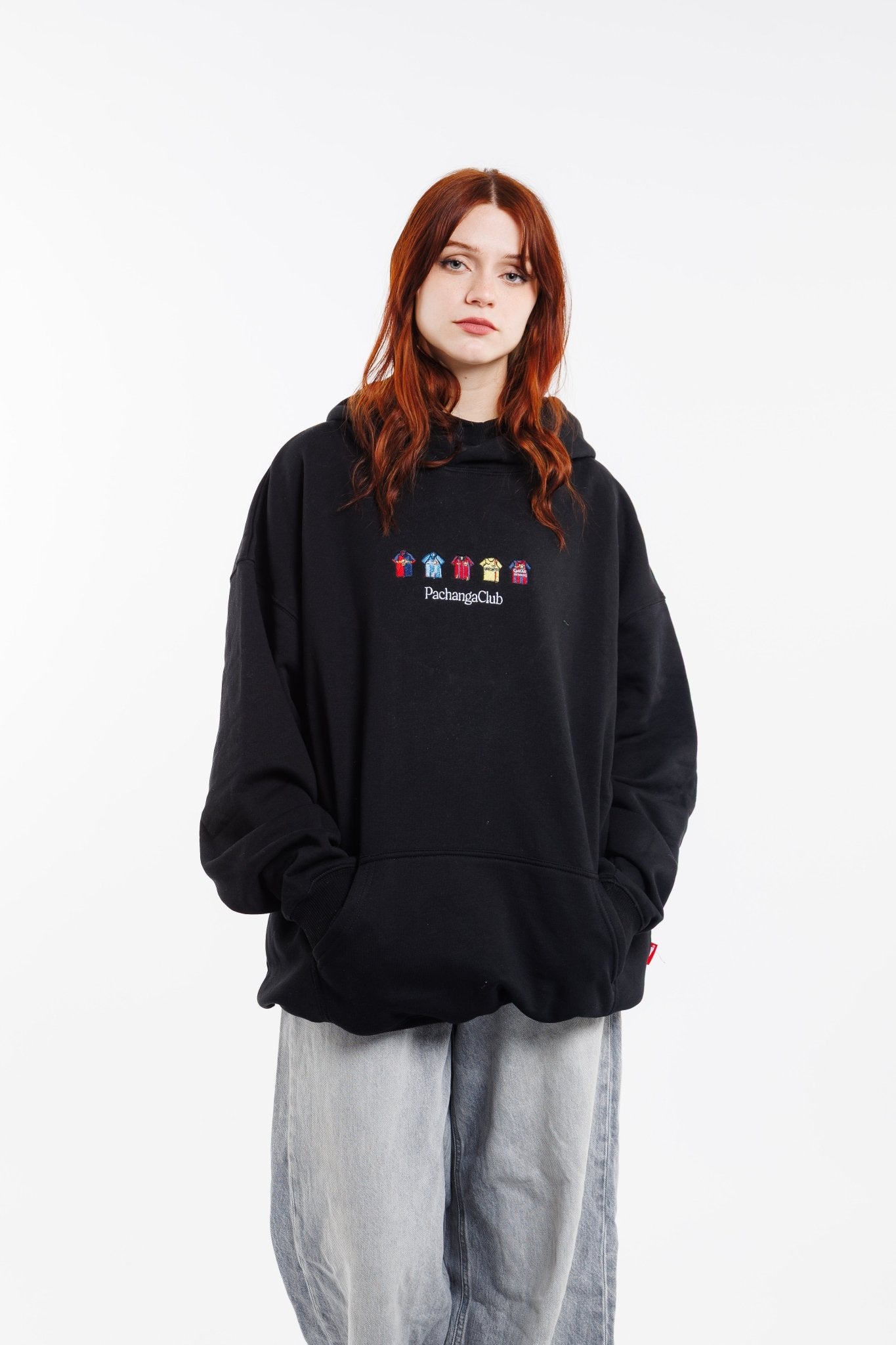 Sudadera Equipaciones Históricas Culés - Negro - Pachanga Club