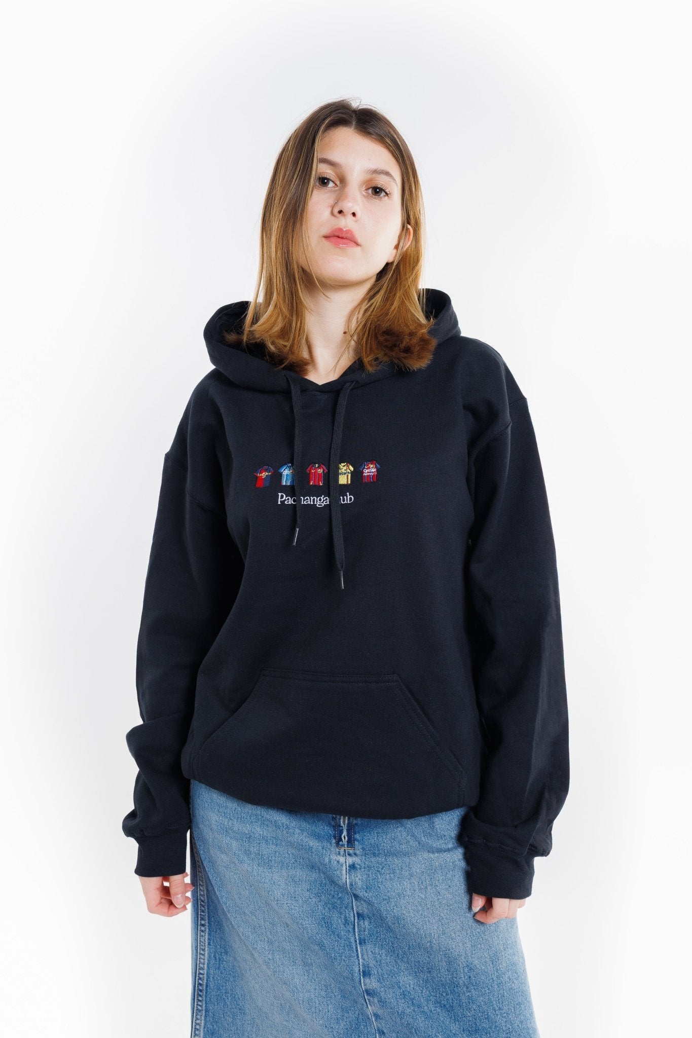 Sudadera Equipaciones Históricas Culés - Negro - Pachanga Club