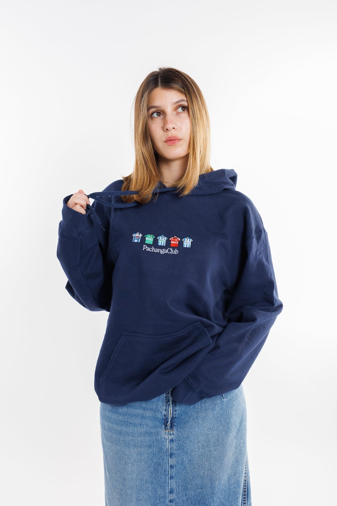 Sudadera Equipaciones Históricas Deportivistas - Azul Marino - Pachanga Club