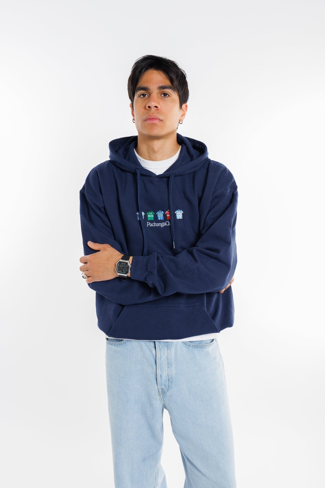 Sudadera Equipaciones Históricas Deportivistas - Azul Marino - Pachanga Club