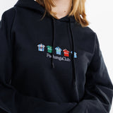 Sudadera Equipaciones Históricas Deportivistas - Negro - Pachanga Club