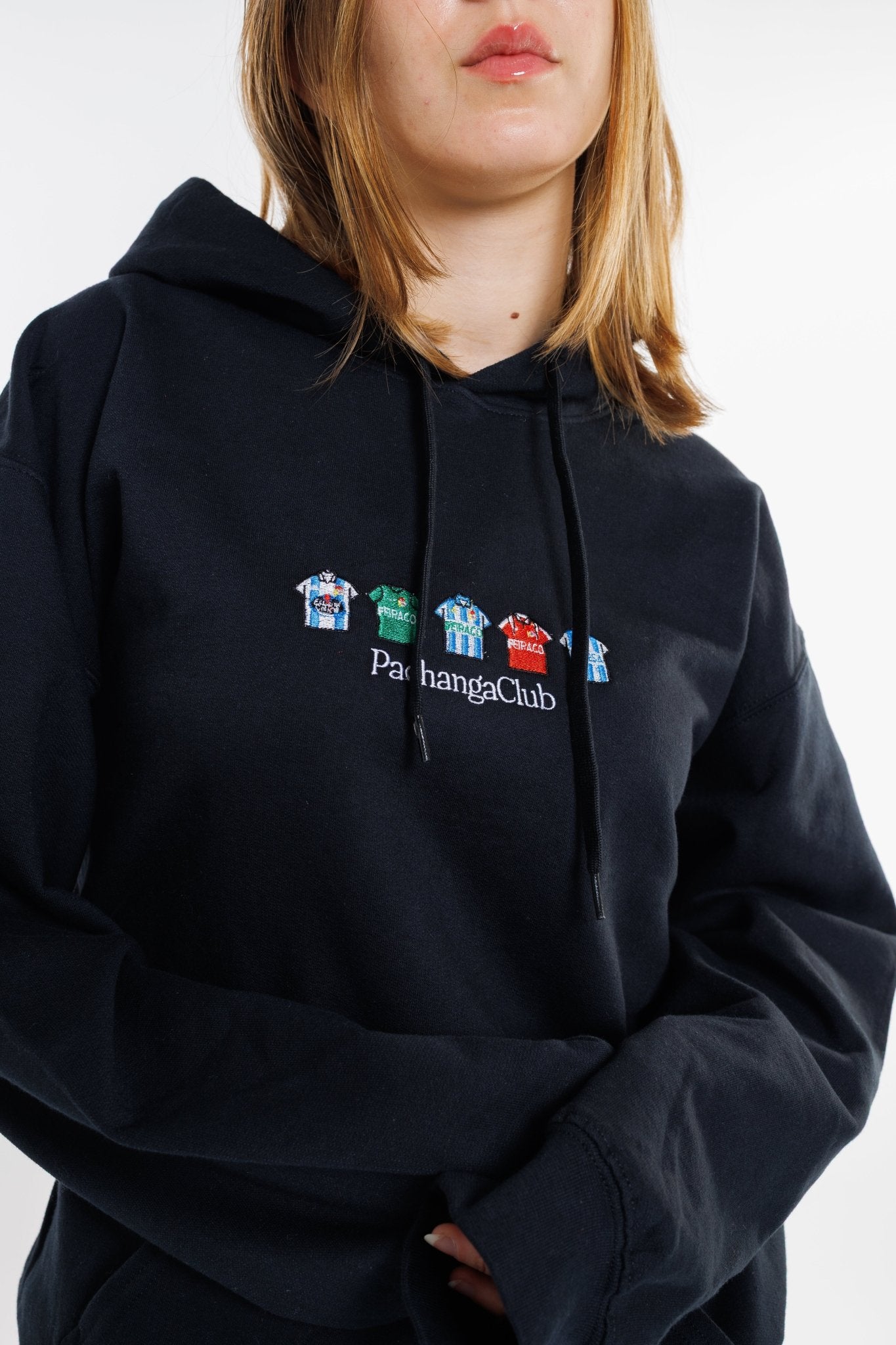 Sudadera Equipaciones Históricas Deportivistas - Negro - Pachanga Club
