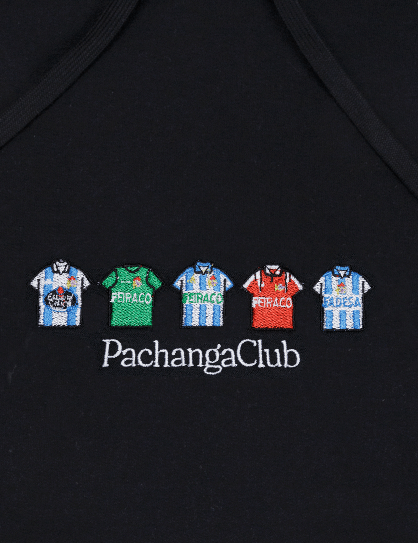 Sudadera Equipaciones Históricas Deportivistas - Negro - Pachanga Club