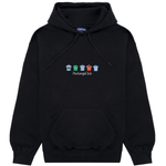 Sudadera Equipaciones Históricas Deportivistas - Negro - Pachanga Club