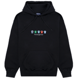 Sudadera Equipaciones Históricas Deportivistas - Negro - Pachanga Club