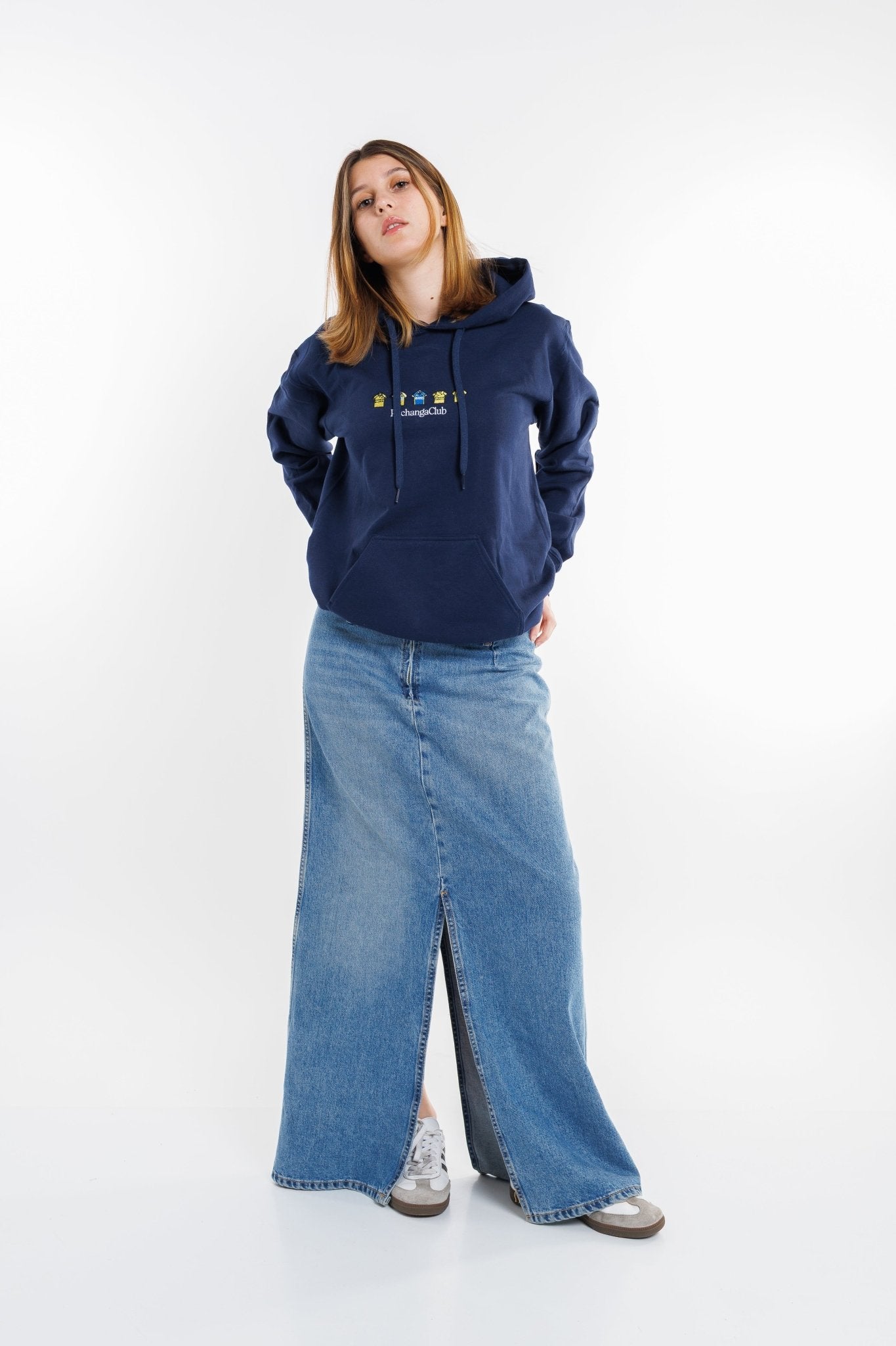 Sudadera Equipaciones Históricas Groguets - Azul Marino - Pachanga Club