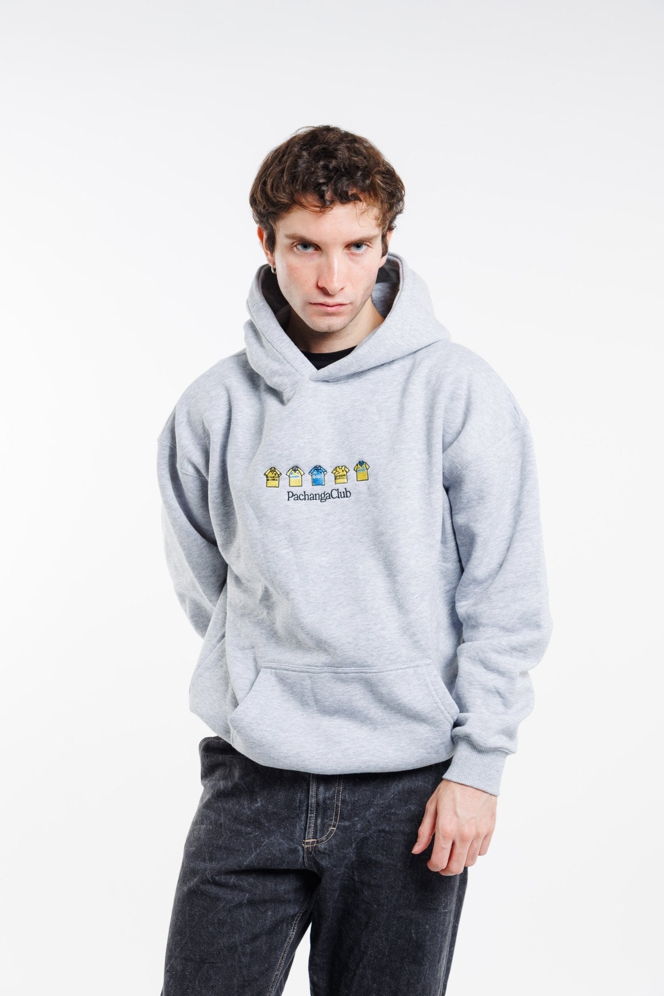 Sudadera Equipaciones Históricas Groguets - Gris - Pachanga Club