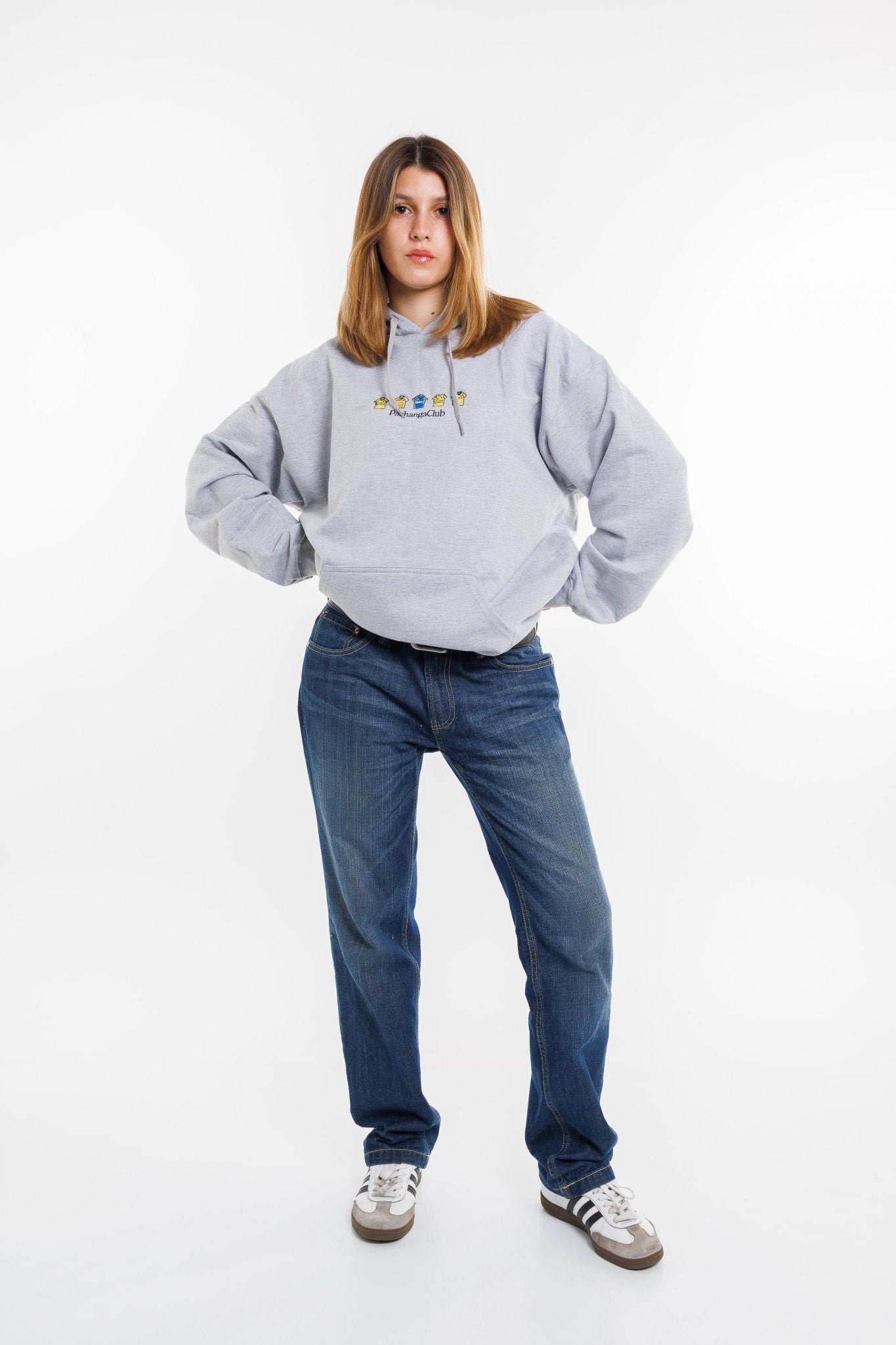 Sudadera Equipaciones Históricas Groguets - Gris - Pachanga Club