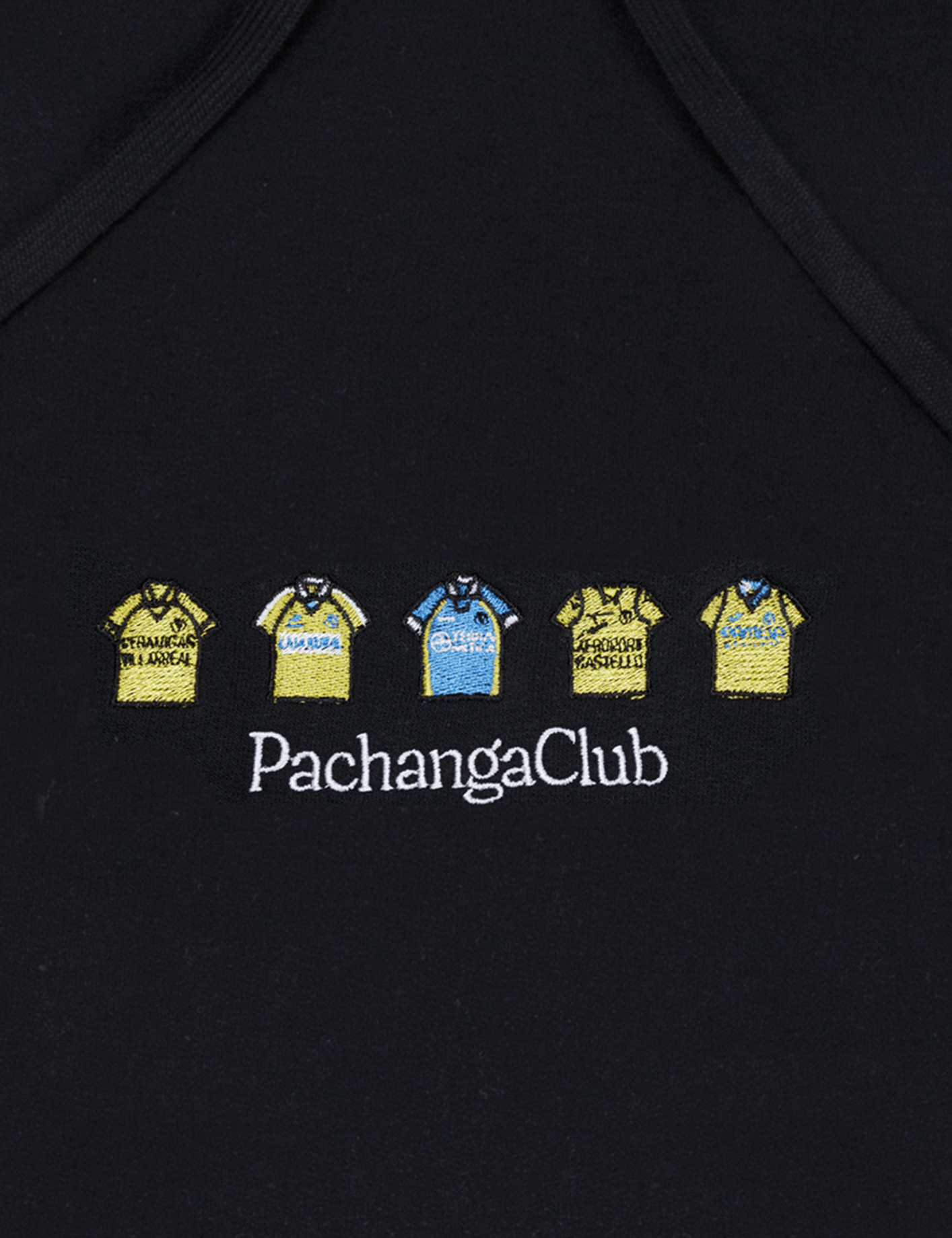 Sudadera Equipaciones Históricas Groguets - Negro - Pachanga Club