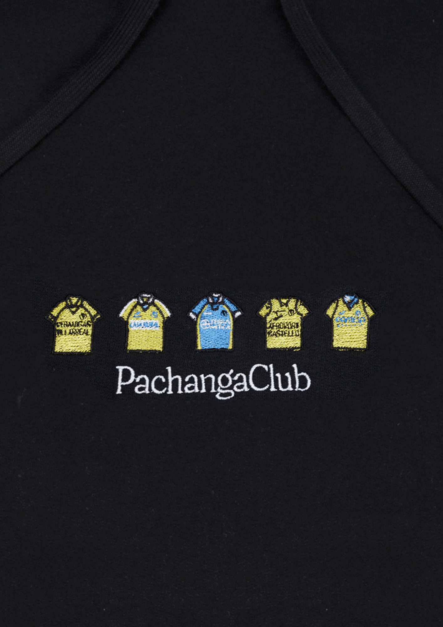 Sudadera Equipaciones Históricas Groguets - Negro - Pachanga Club