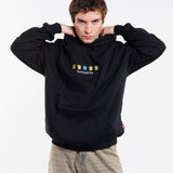 Sudadera Equipaciones Históricas Groguets - Negro - Pachanga Club