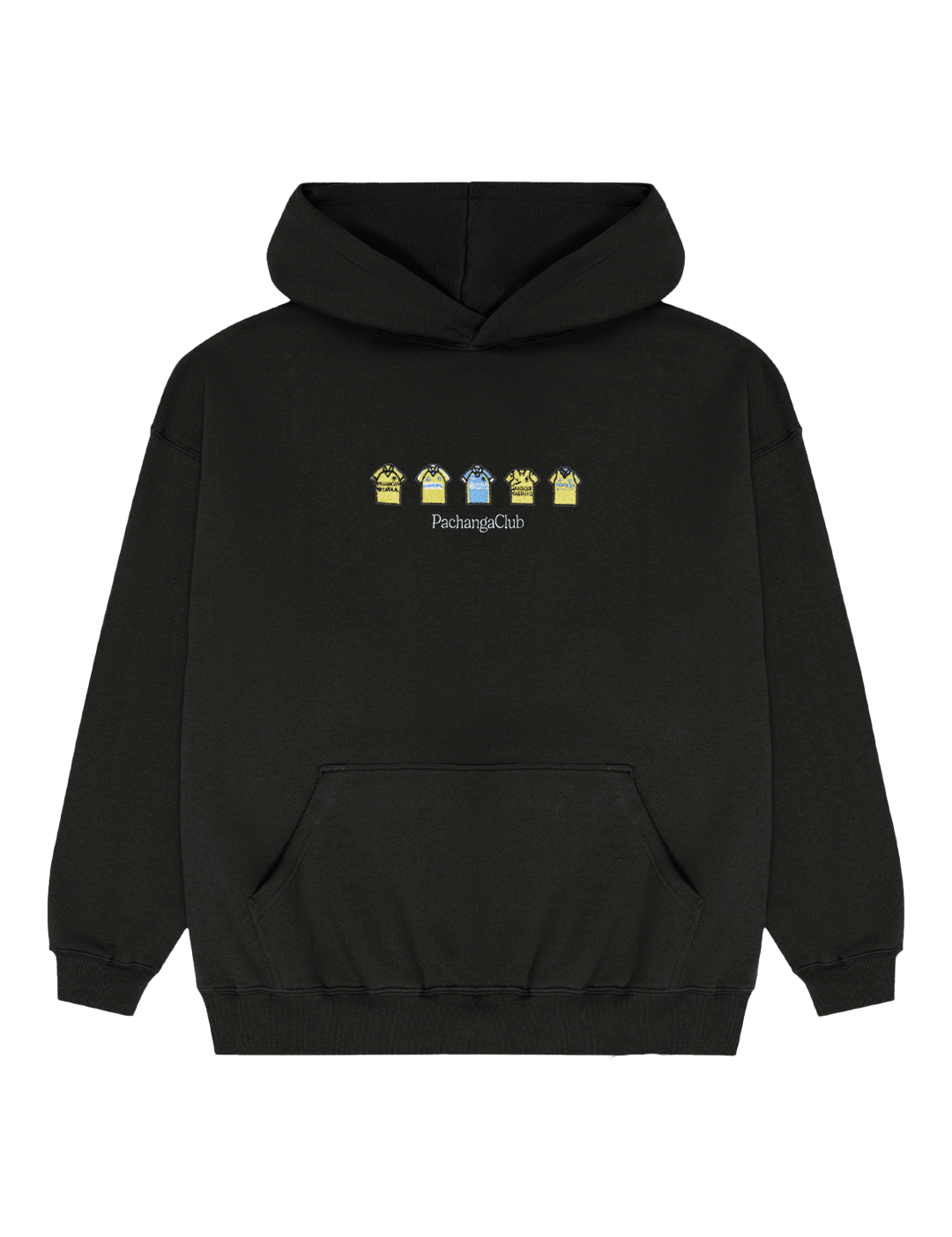 Sudadera Equipaciones Históricas Groguets - Negro - Pachanga Club