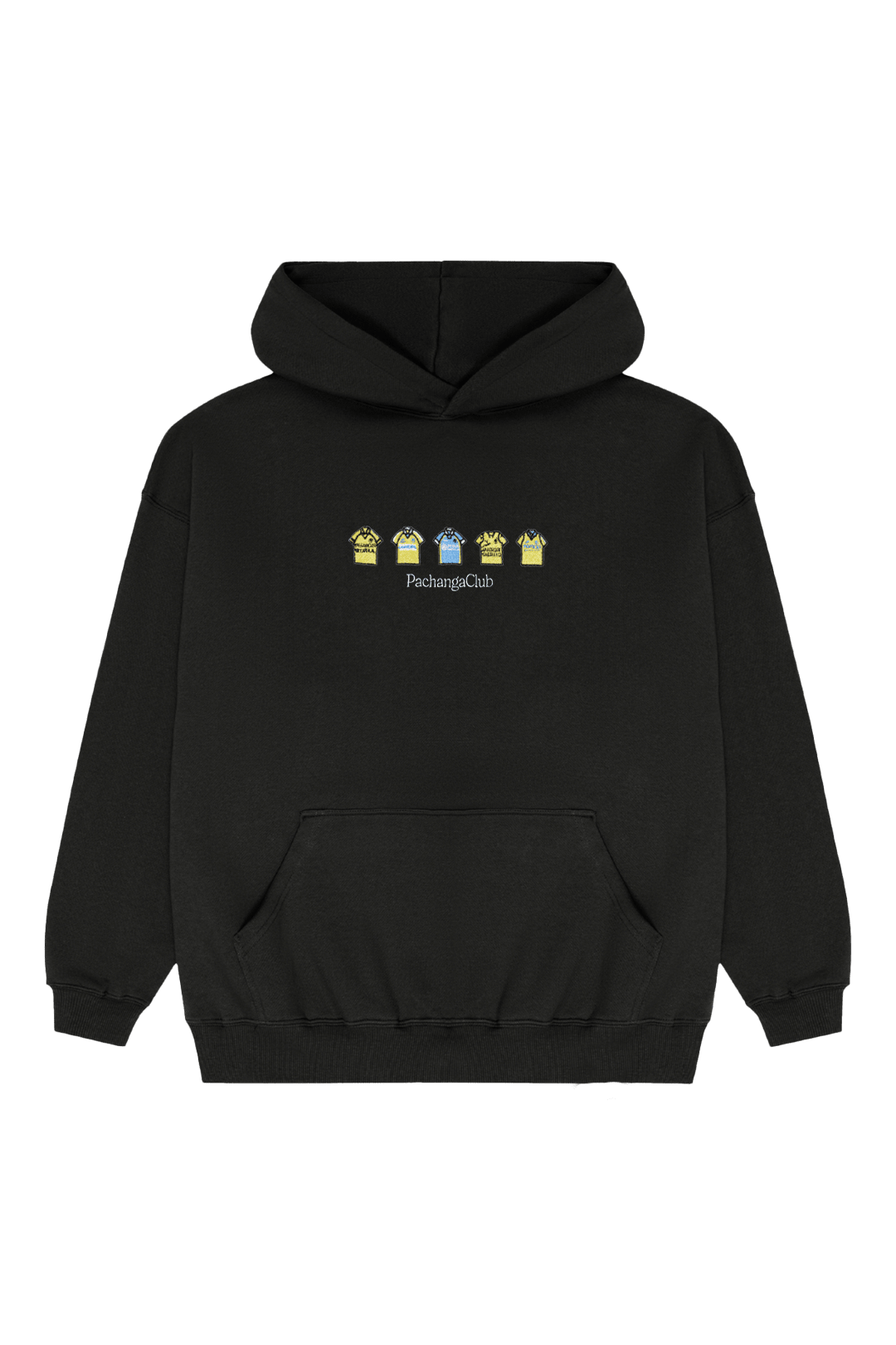 Sudadera Equipaciones Históricas Groguets - Negro - Pachanga Club