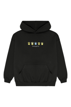 Sudadera Equipaciones Históricas Groguets - Negro - Pachanga Club