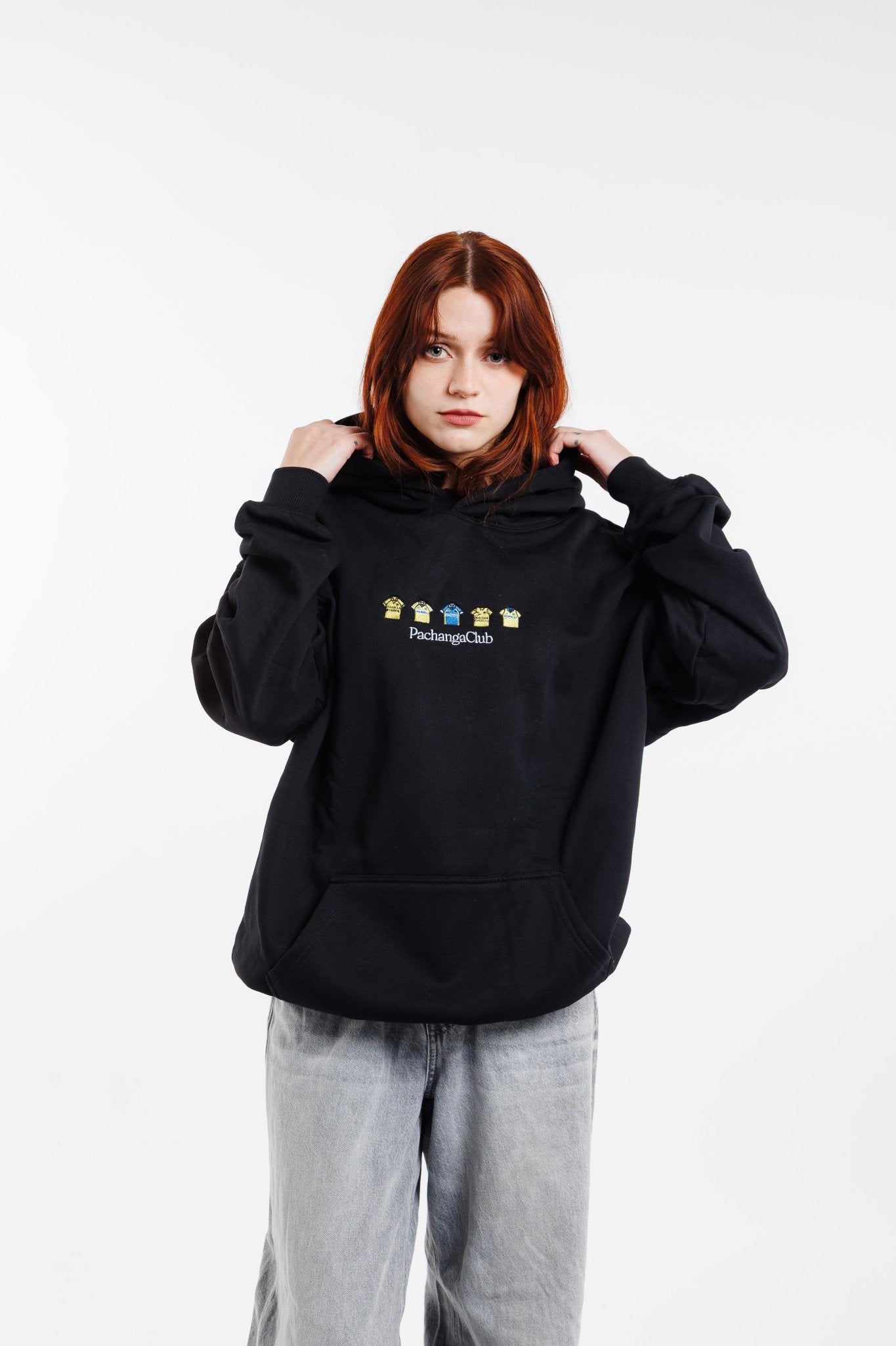 Sudadera Equipaciones Históricas Groguets - Negro - Pachanga Club