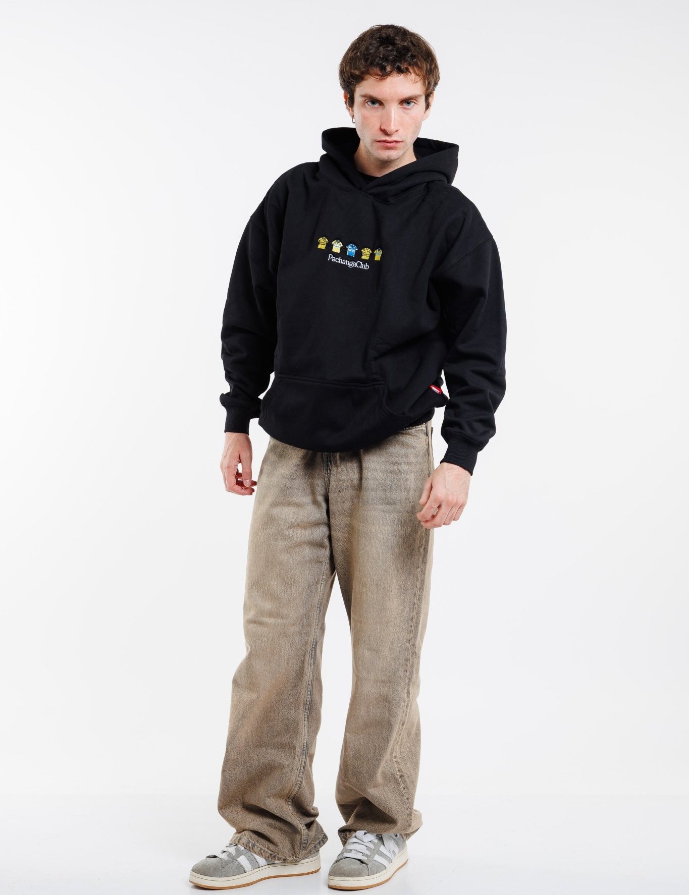 Sudadera Equipaciones Históricas Groguets - Negro - Pachanga Club