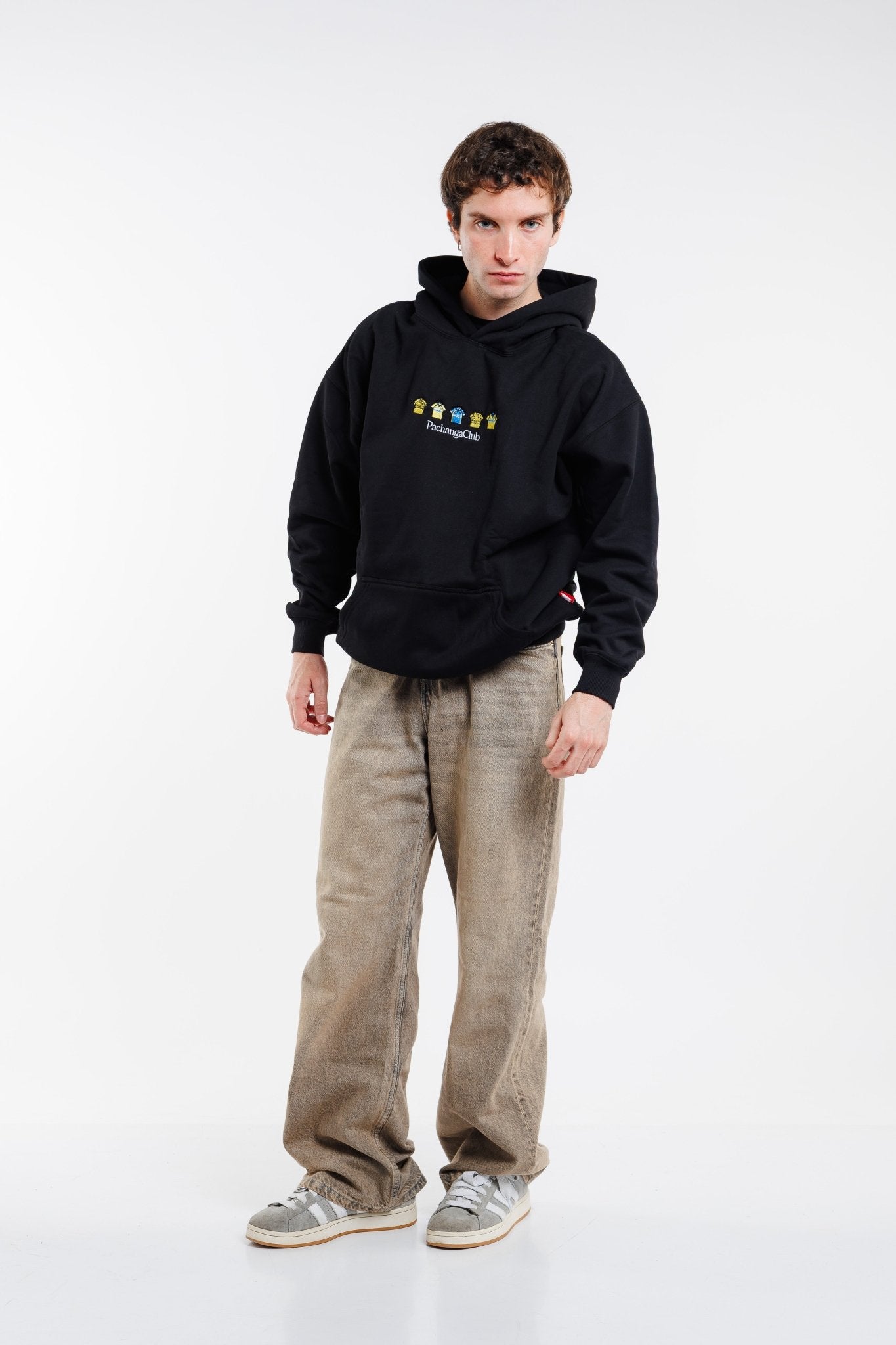 Sudadera Equipaciones Históricas Groguets - Negro - Pachanga Club