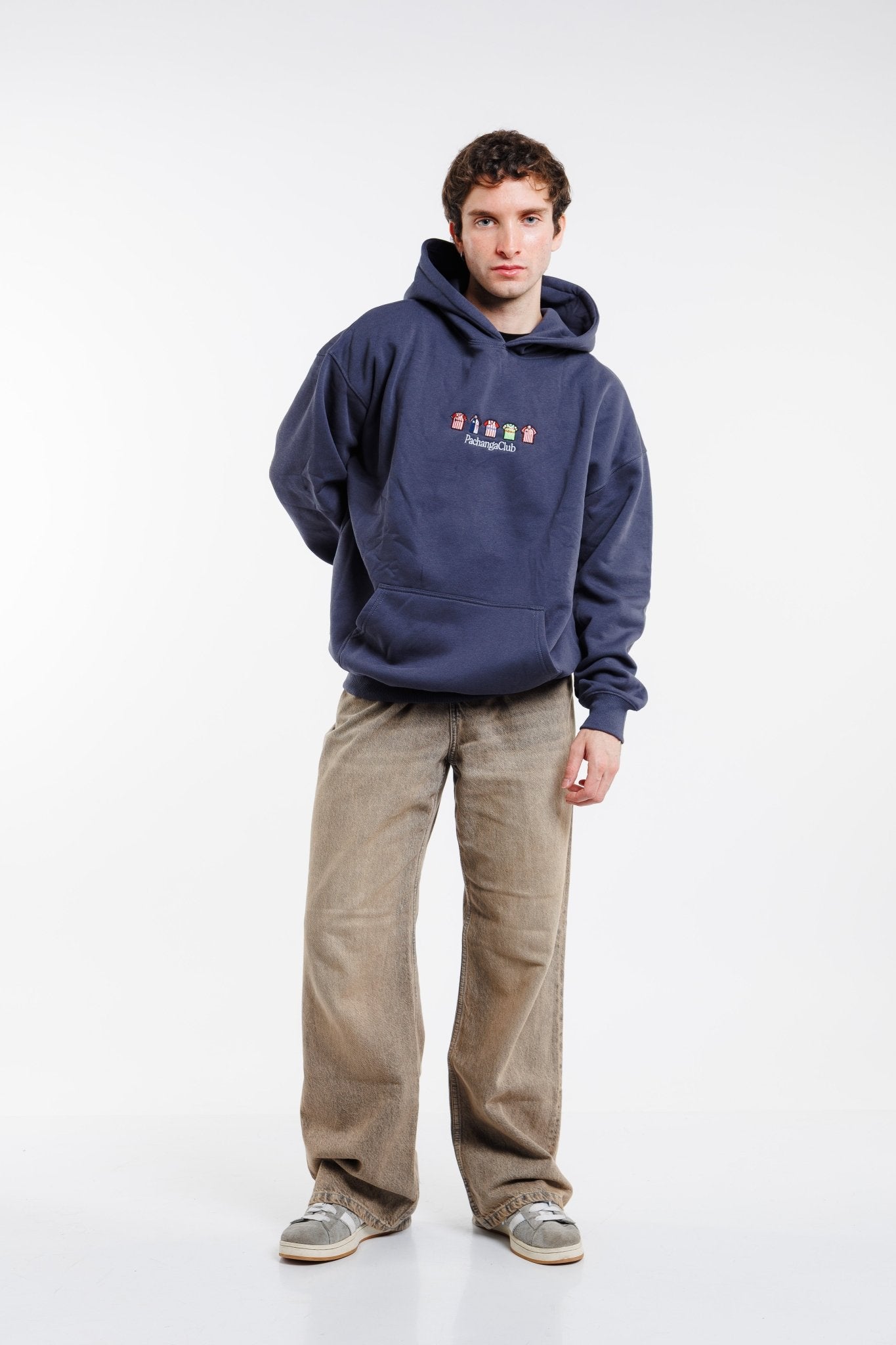Sudadera Equipaciones Históricas Leones - Azul Marino - Pachanga Club
