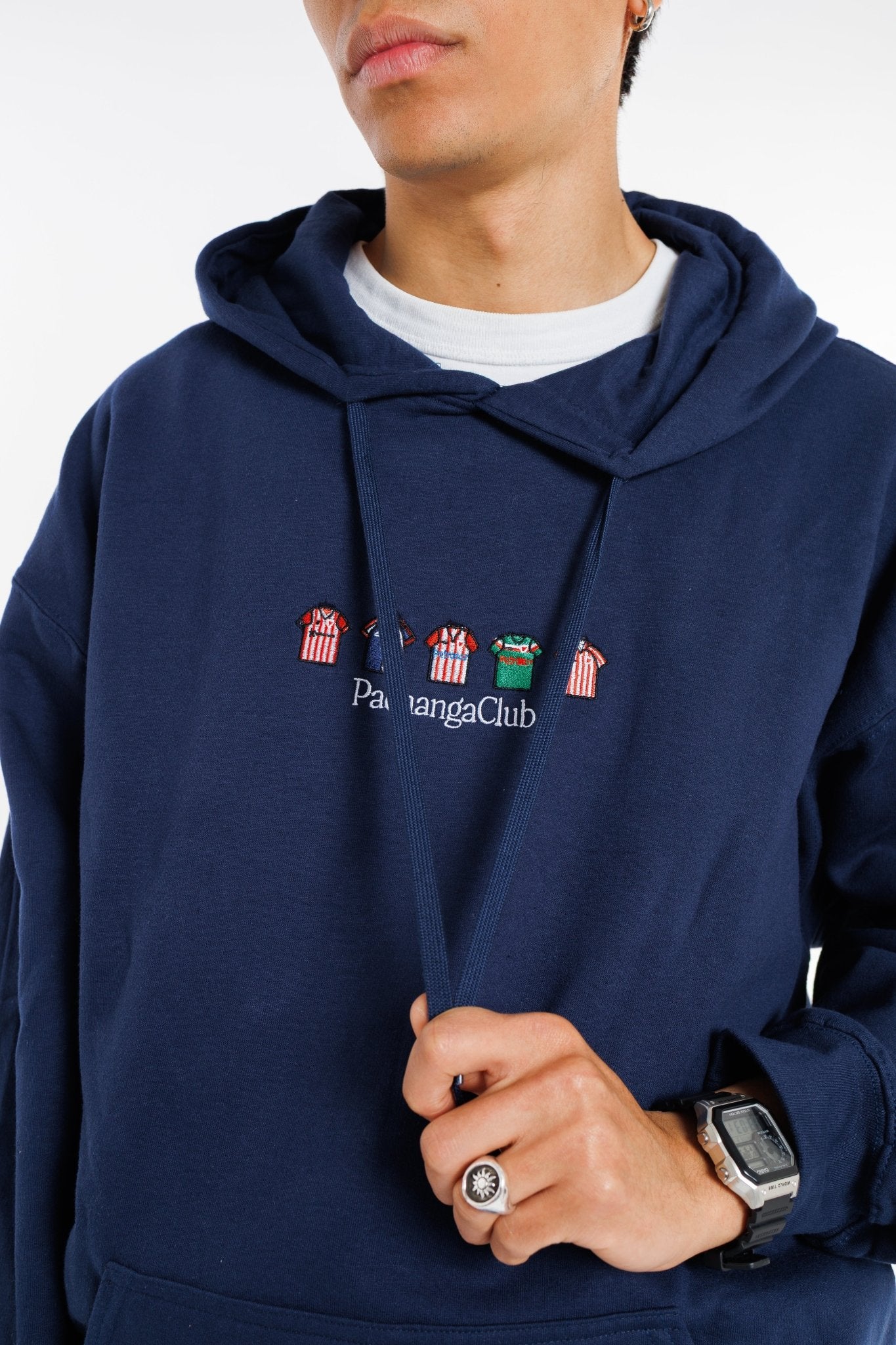 Sudadera Equipaciones Históricas Leones - Azul Marino - Pachanga Club