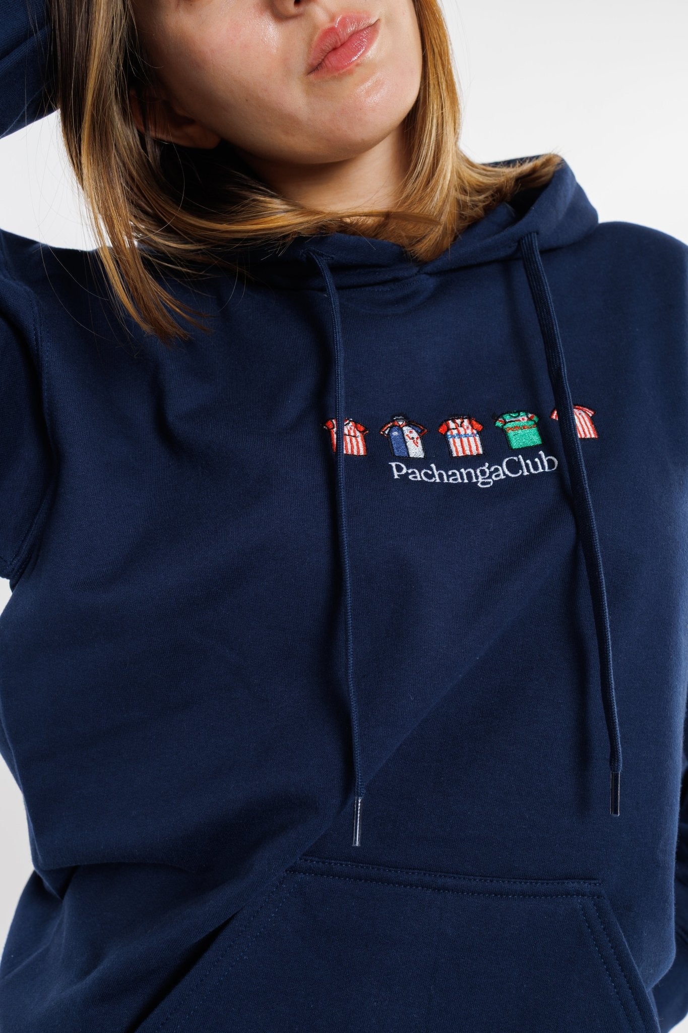Sudadera Equipaciones Históricas Leones - Azul Marino - Pachanga Club