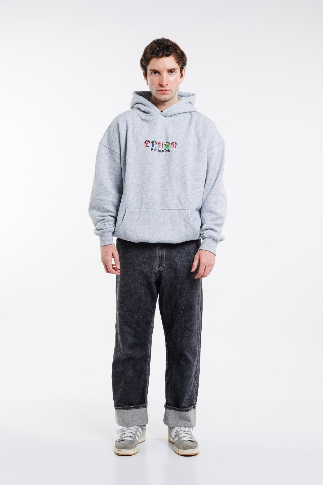 Sudadera Equipaciones Históricas Leones - Gris - Pachanga Club