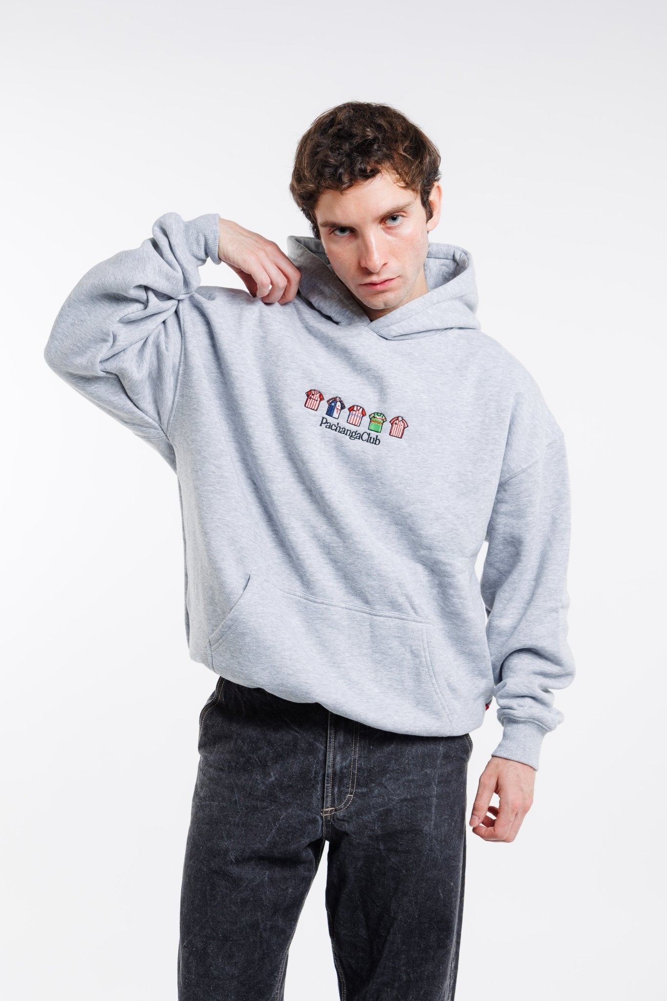 Sudadera Equipaciones Históricas Leones - Gris - Pachanga Club