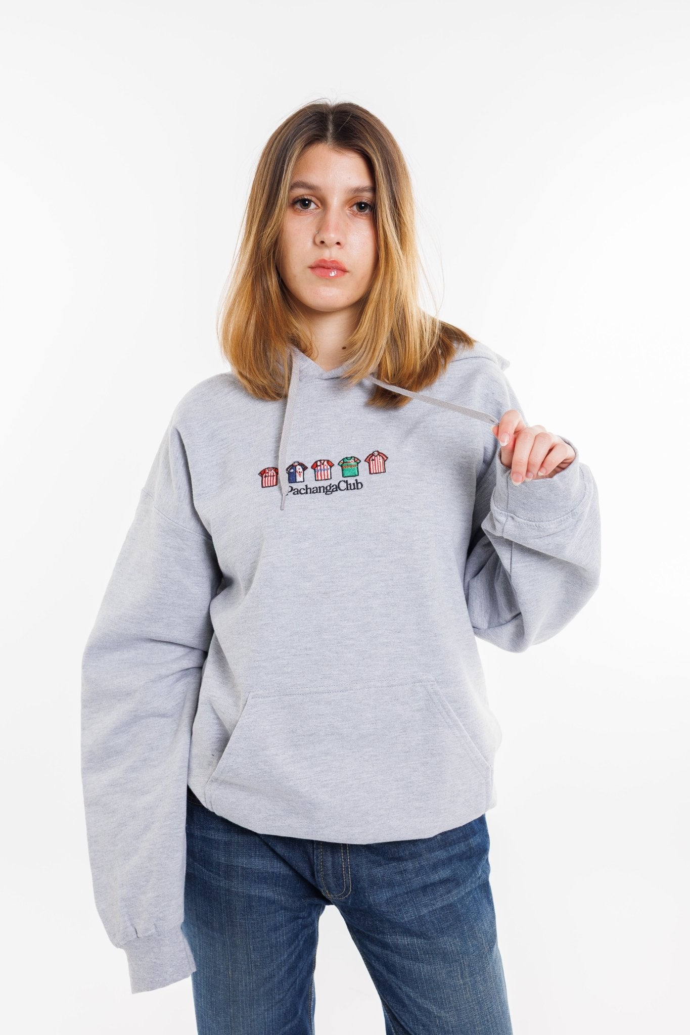 Sudadera Equipaciones Históricas Leones - Gris - Pachanga Club