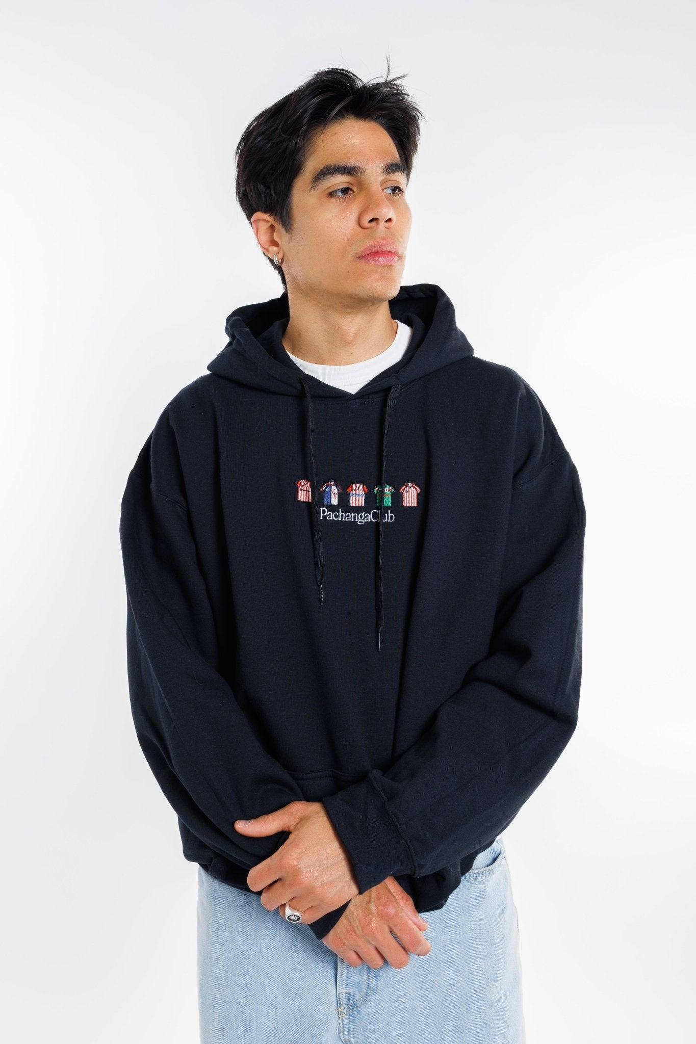 Sudadera Equipaciones Históricas Leones - Negro - Pachanga Club