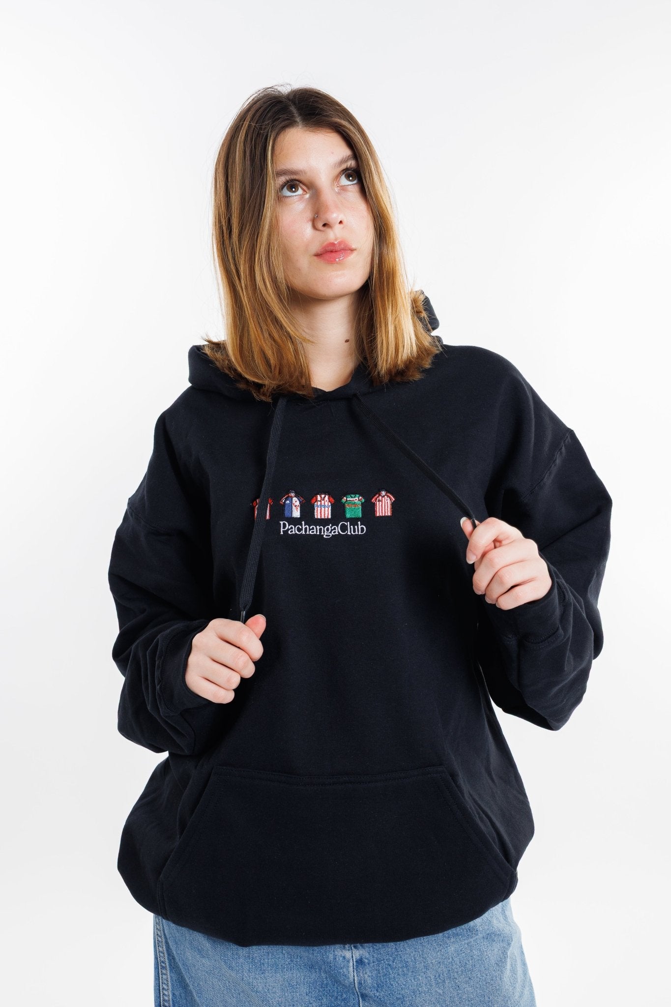 Sudadera Equipaciones Históricas Leones - Negro - Pachanga Club