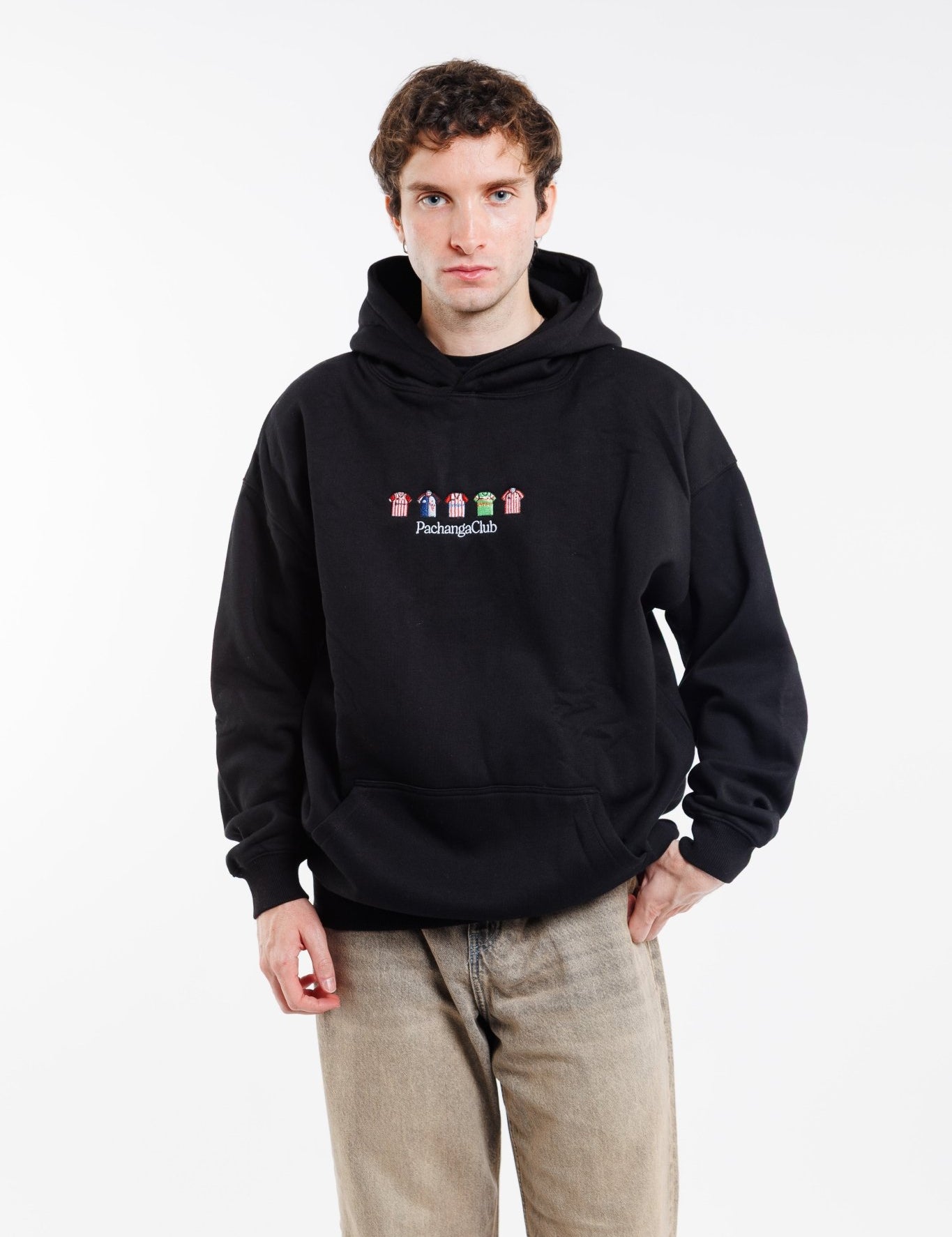 Sudadera Equipaciones Históricas Leones - Negro - Pachanga Club